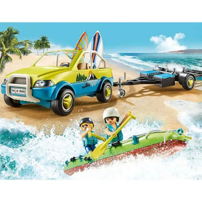 Playmobil - Beach Car With Canoe (70436)