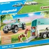 Playmobil - Car with Pony Trailer (70511)