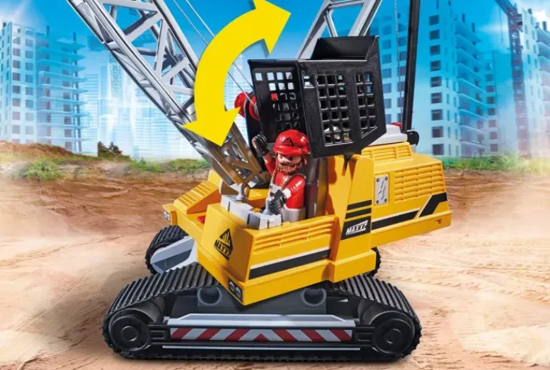 Playmobil - Construction Cable Excavator With Building Section (70442)