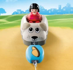 Playmobil - 1.2.3 Dog Train Car (70406)