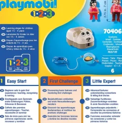 Playmobil - 1.2.3 Dog Train Car (70406)
