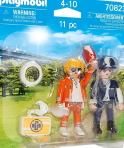 Playmobil - Duo Pack Emergency Doctor And Police Officer (70823)