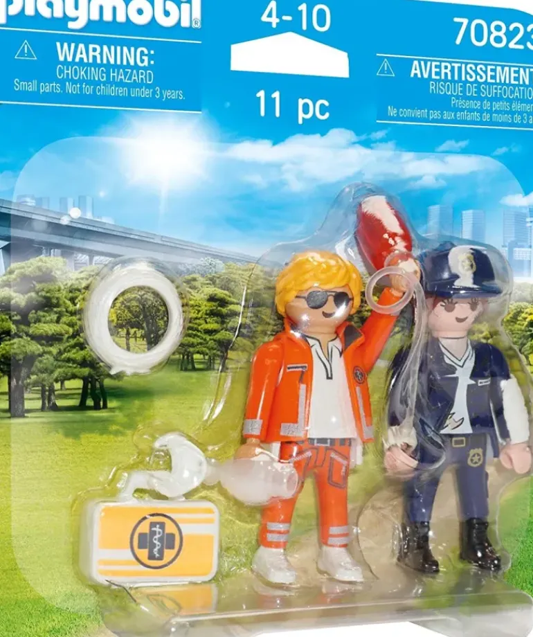 Playmobil - Duo Pack Emergency Doctor And Police Officer (70823)