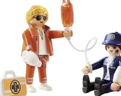Playmobil - Duo Pack Emergency Doctor And Police Officer (70823)