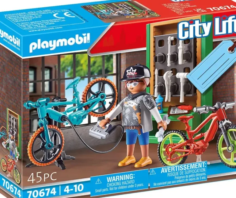 Playmobil - E-Bike Repair Shop Gift Set (70674)