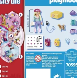Playmobil - Fashionista With Dog (70595)