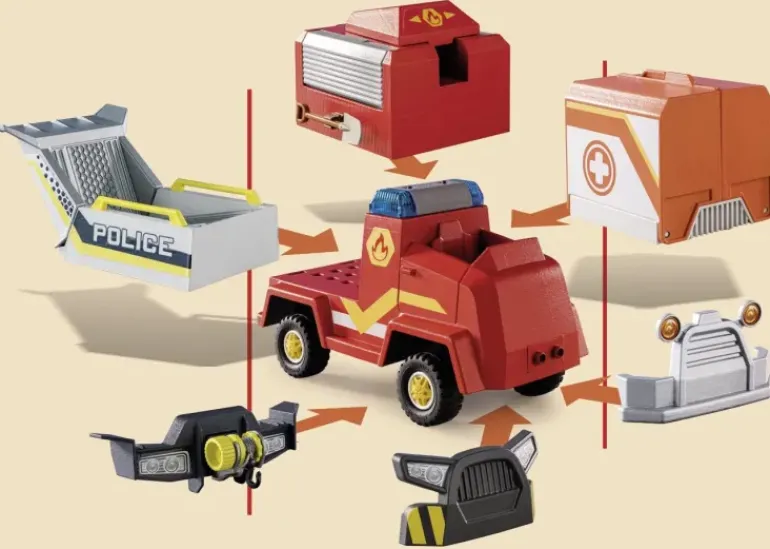 Playmobil - Fire Brigade Emergency Vehicle (70914)