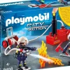 Playmobil - Fire Firefighters With Water Pump (9468)