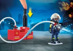 Playmobil - Fire Firefighters With Water Pump (9468)