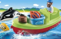 Playmobil - 1.2.3 Fisherman With Boat (70183)