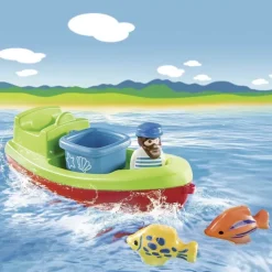 Playmobil - 1.2.3 Fisherman With Boat (70183)