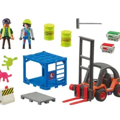 Playmobil - Forklift With Freight (70772)