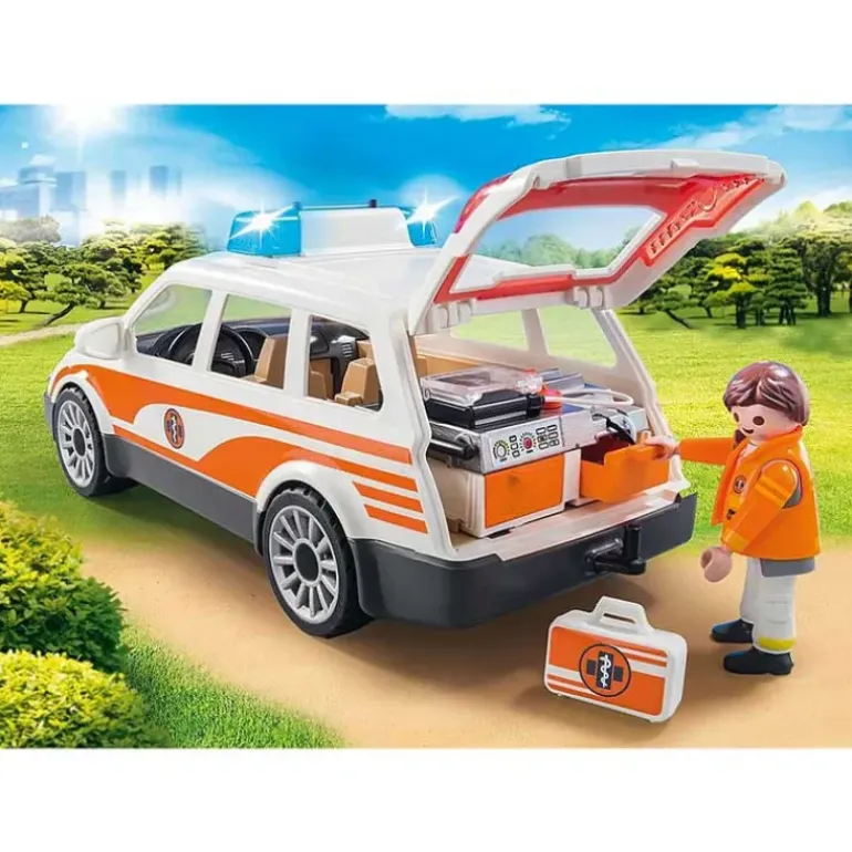 Playmobil - Hospital Emergency Car With Siren (70050)