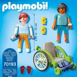 Playmobil - Hospital Patient in Wheelchair (70193)