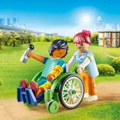 Playmobil - Hospital Patient in Wheelchair (70193)