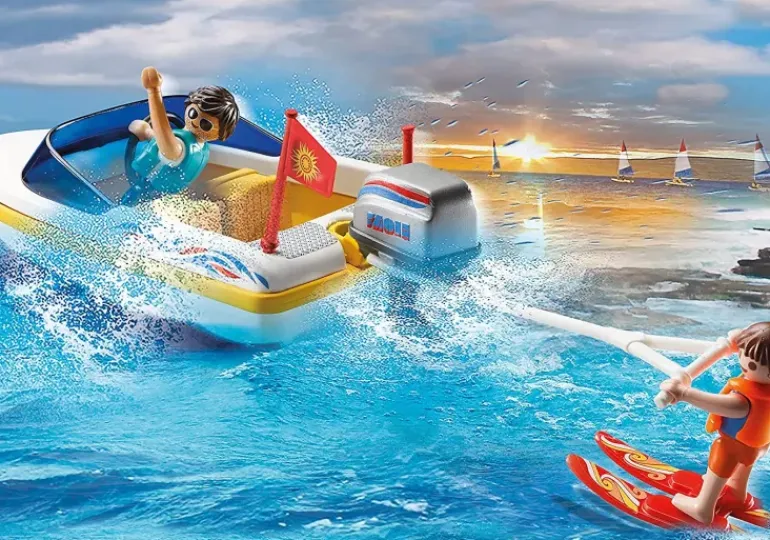 Playmobil - Pick Up With Speed Boat (70534)
