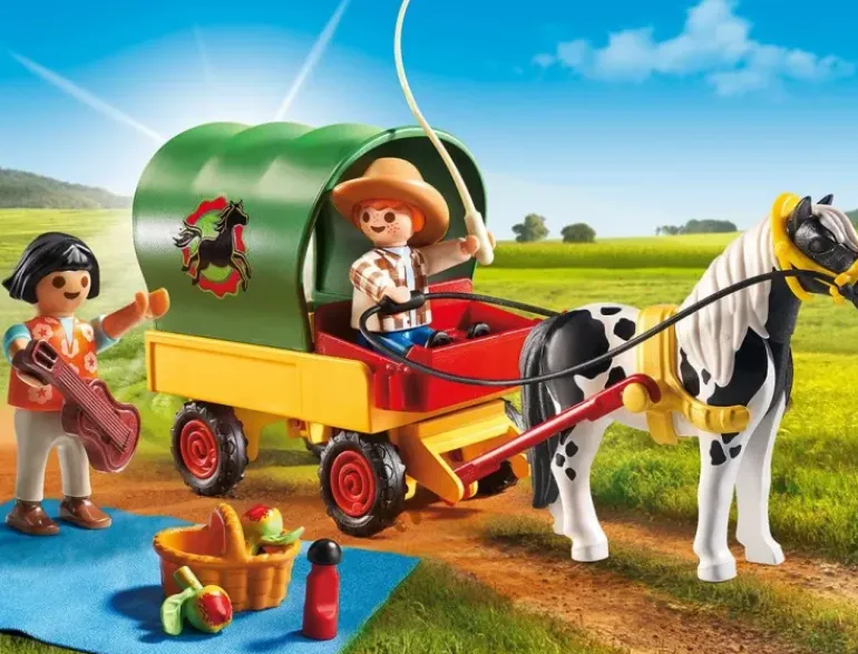 Playmobil - Picnic with Pony Wagon (6948)