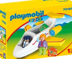 Playmobil - 1.2.3 Plane With Passenger (70185)