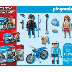 Playmobil - Police Bicycle With Thief (70573)