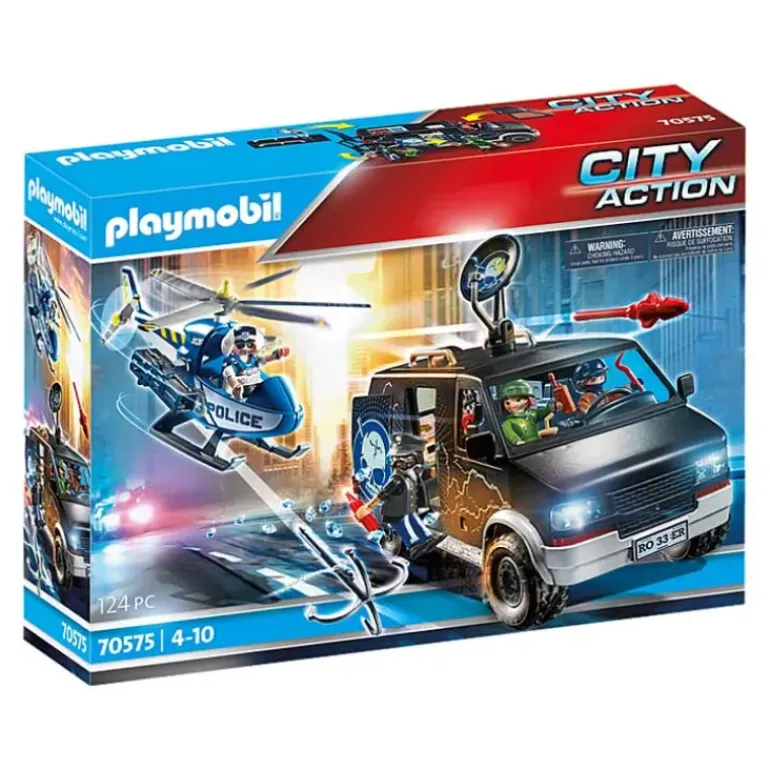 Playmobil - Police Helicopter Pursuit (70575)
