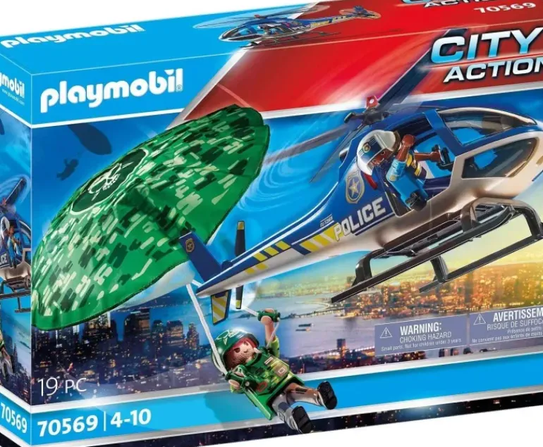 Playmobil - Police Parachute Search (70569)