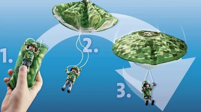 Playmobil - Police Parachute Search (70569)