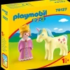 Playmobil - 1.2.3 Princess With Unicorn (70127)