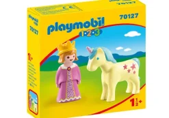 Playmobil - 1.2.3 Princess With Unicorn (70127)
