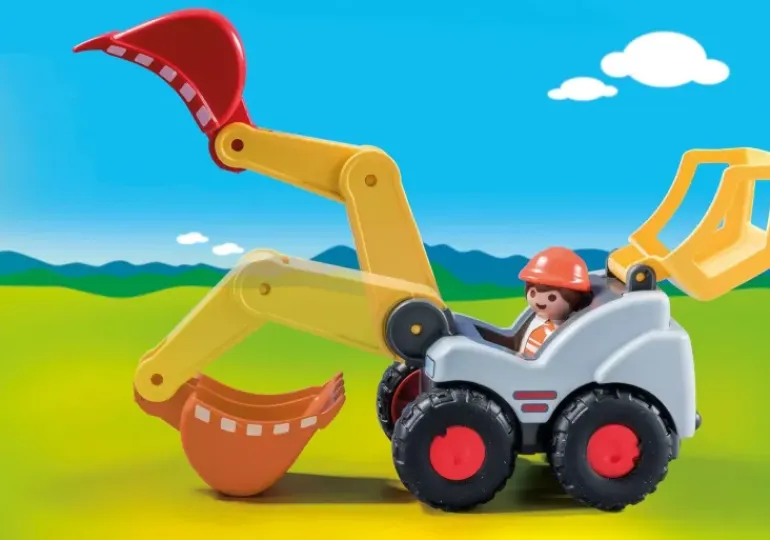 Playmobil - 1.2.3 Shovel Excavator (70125)