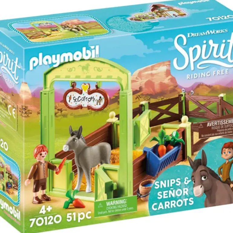 Playmobil - Spirit - Stable Box with Señor Carrot (70120)