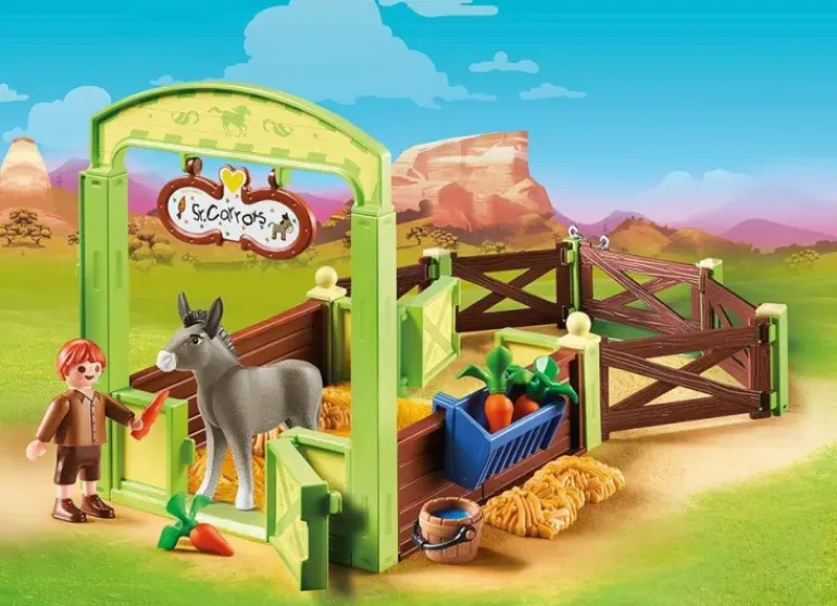 Playmobil - Spirit - Stable Box with Señor Carrot (70120)