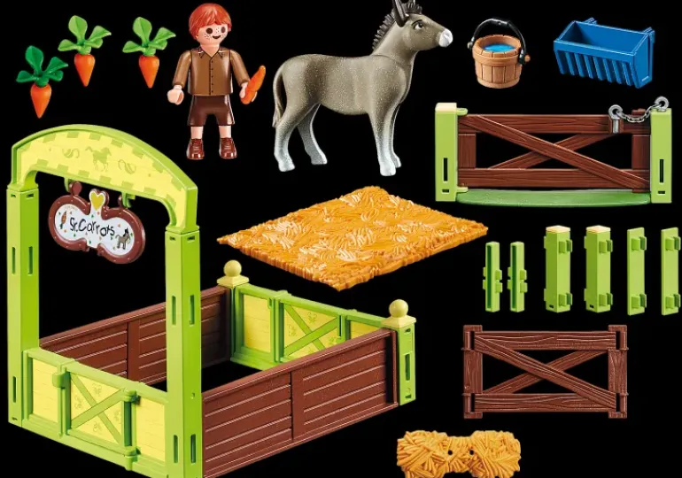 Playmobil - Spirit - Stable Box with Señor Carrot (70120)