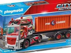 Playmobil - Truck With Cargo Container (70771)