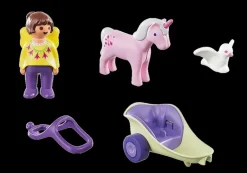 Playmobil - 1.2.3 Unicorn Carriage with Fairy (70401)