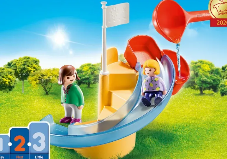 Playmobil - 1.2.3 Water Slide (70270)