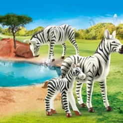 Playmobil - Zebras With Foal (70356)