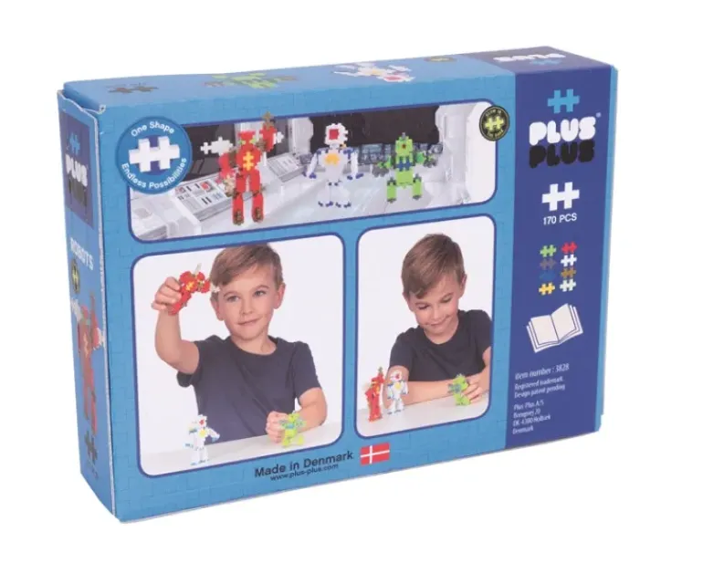 Plus Plus Puzzles - Basic - Robots - 170 Pcs