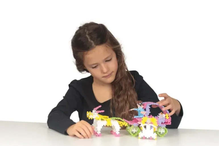 Plus Plus Puzzles - Pastel - 3 in 1 - Princess - 480 Pcs
