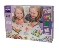 Plus Plus Puzzles - Pastel - Learn to Build - 600 Pcs