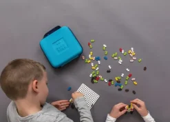 Plus Plus Puzzles - Travel Case - Blue - 100 Pcs