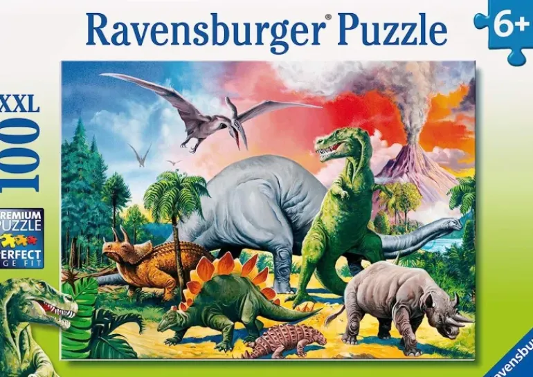 Ravensburger - 100Pc Among the Dinosaurs Puzzle