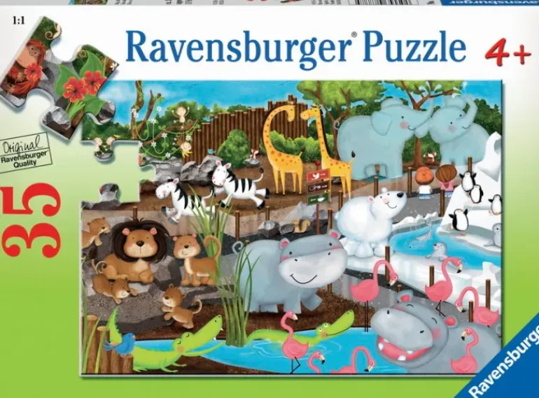 Ravensburger - 35Pc Day at the Zoo Puzzle