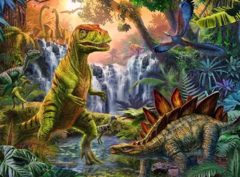 Ravensburger - 100Pc Dinosaur Oasis Puzzle