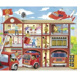 Ravensburger - 100Pc Firehouse Frenzy Puzzle