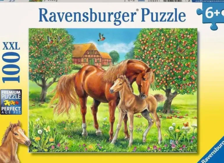 Ravensburger - 100Pc Horses in the Field Puzzle