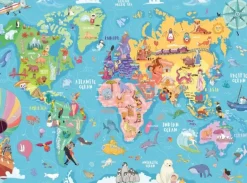 Ravensburger - 100Pc Map of the World Puzzle