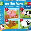 Ravensburger - 2 3 4 5Pc On the Farm My First Puzzle