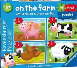 Ravensburger - 2 3 4 5Pc On the Farm My First Puzzle