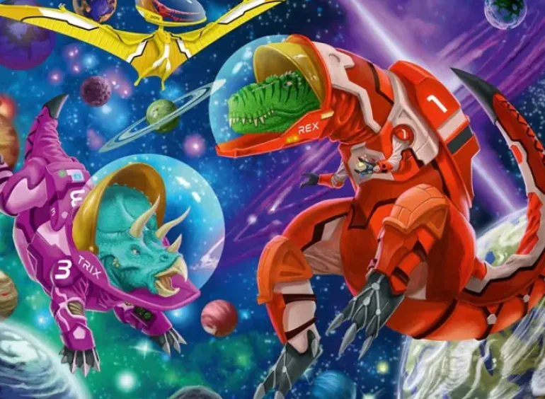Ravensburger - 200Pc Space Dinosaurs Puzzle