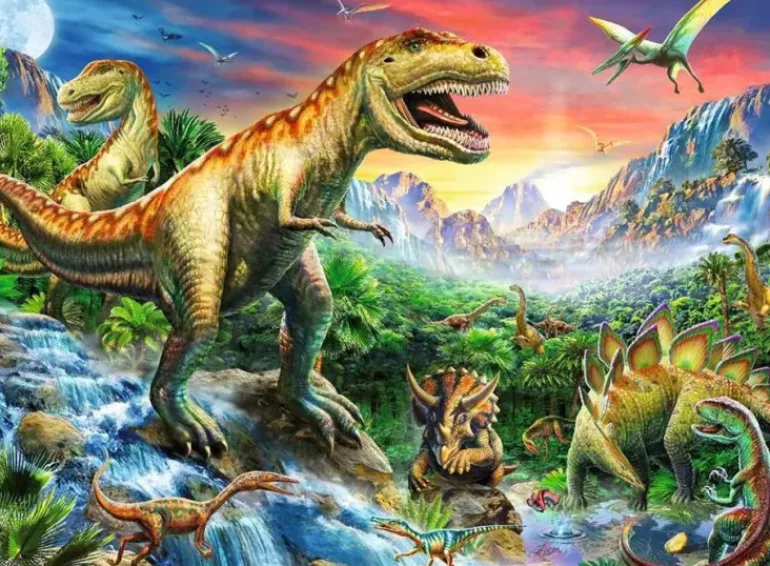 Ravensburger - 100Pc Time of the Dinosaurs Puzzle